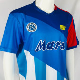 #10 Napoli Maradona Version Retro Soccer Jersey 背后10号