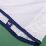 2004 England Home White Retro Soccer Jersey