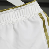 2011/2012 RM Home White Retro Player Version Shorts Pants 球员版