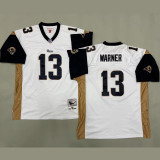 WARNER #13 Men's Los Angeles Rams Retro NFL Jersey 公羊