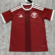 2026/27 Qatar Home Red Fans Soccer Jersey