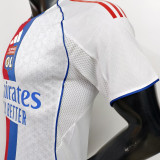 2025/26 Lyon Home White Player Version Soccer Jersey