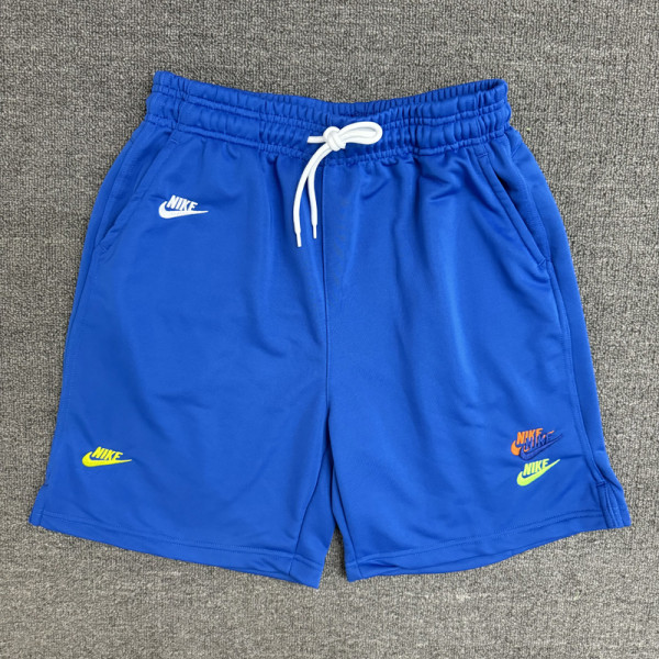 2025 NK Fancy blue Embroidered Multicolor Logo Casual Short Pants CN02浅彩蓝