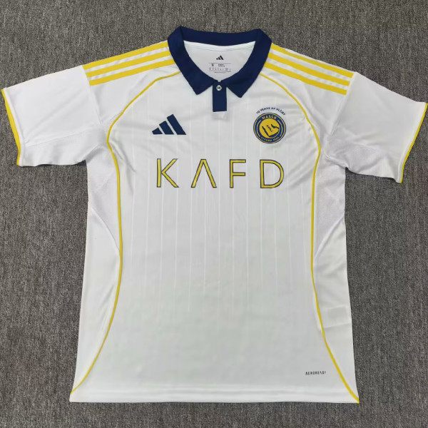 2024/25 Al Nassr 4TH White Fans Soccer Jersey