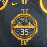 Warriors DURANT #35 Black  NBA Jerseys
