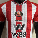 2025/26 Sunderland Home Player Version Soccer Jersey