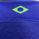 2022/23 Brazil Away Blue Player Version Jersey