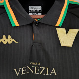 2022/23 Venezia FC Home Black Long Sleeve Fans Jersey