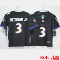 BECKHAM JR #3 Baltimore Ravens Kids NFL Jersey 乌鸦