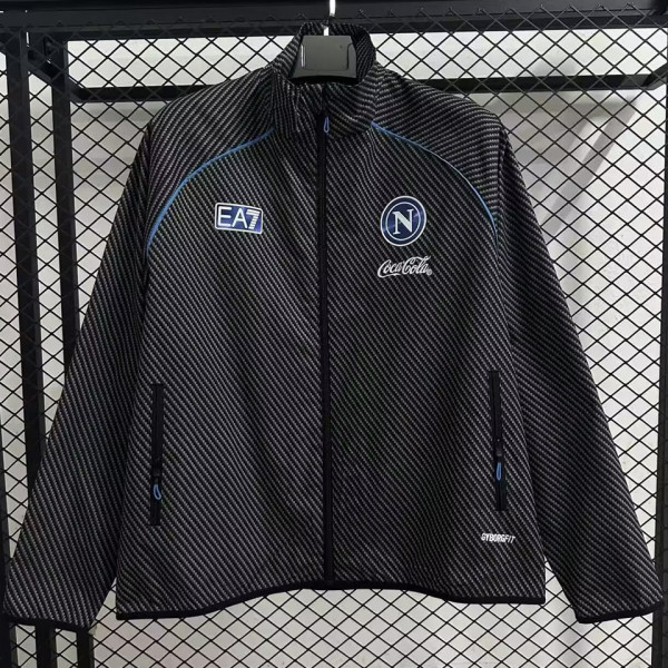 2025/26 Napoli Black Windbreaker