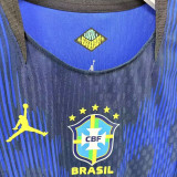 2026/27 Brazil Away Blue Player Version Soccer Jersey