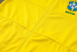 2025 Brazil Yellow Jacket Tracksuit