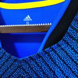 2021/22 M Utd 1:1 Quality Third Dark Blue Fans Soccer Jersey