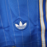 2025/26 RM Blue Retro Style Shorts Pants
