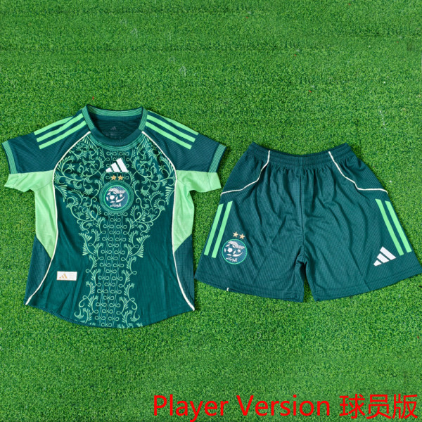 2025/26 Algeria Special Edition Player Version Kids Jersey  球员版童装