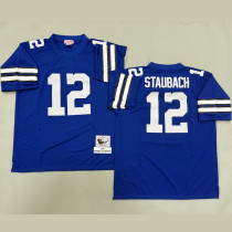 STAUBACH #12 Men's Dallas Cowboys Retro NFL Jersey 牛仔