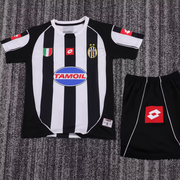 2002/2003 JUV Home Retro Kids Soccer Jersey