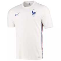 2020/21 France Away White Fans Soccer Jersey