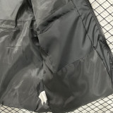 2026/27 AD Black Cotton Vest Jacket J5501 黑色带帽