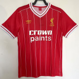 1981-1984 LFC Red Retro Soccer Jersey