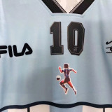 Maradona #10 Argentina Home Retro Soccer Jersey 2001有名有号