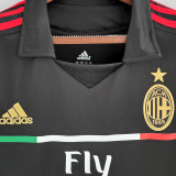 2011/12 AC Milan Third Black Retro Soccer Jersey