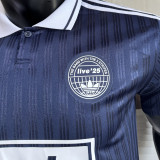 2025/26 AD x oasis #25 Royal Blue Retro Style Player Version Soccer Jersey (Have No.25 带号码）