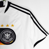 2008 Germany Home White Retro Soccer Jersey