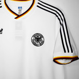 1986 Germany Home White Retro Soccer Jersey