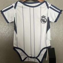 2025/26 RM White Baseball Baby Suit