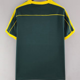 1998 Brazil GK Dark Green Retro Soccer Jersey