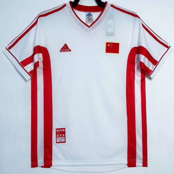 1998 CFA White Retro Soccer Jersey