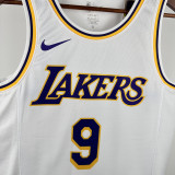 2025 Lakers JAMES JR. #9 White NBA Jerseys 热压
