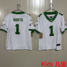 HURTS #1 Philadelphia Eagles Kids NFL Jersey 老鹰
