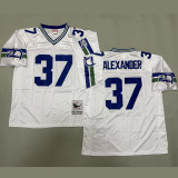 ALEXANDER #37 Men's Seattle Seahawks Retro NFL Jersey 海鹰