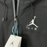 2025 Jordan Cotton Thickened Warm Black Outdoor Jacket #A800加棉冲锋衣
