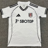 Raúl #7 Fulham Home White Fans Soccer Jersey 2025/26 (League Font 联赛字体 ) ★★