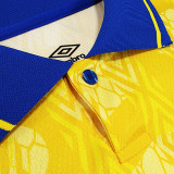 1994 Colombia Home Yellow Retro Soccer Jersey