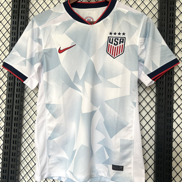 2025/26 U.S Home White Fans Soccer Jersey 带星