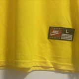 1998 Brazil Home Yellow Retro Long Sleeve Jersey (No small fonts on the chest)