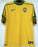 Ronaldo # 9 Brazil Home Retro Fans Soccer Jersey 1998 ★★
