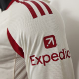 2025/26 LFC Away White Player Version Long Sleeve Jersey