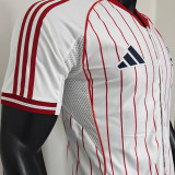 2025/26 ARS White Baseball Player Version T-Shirt  硅胶版
