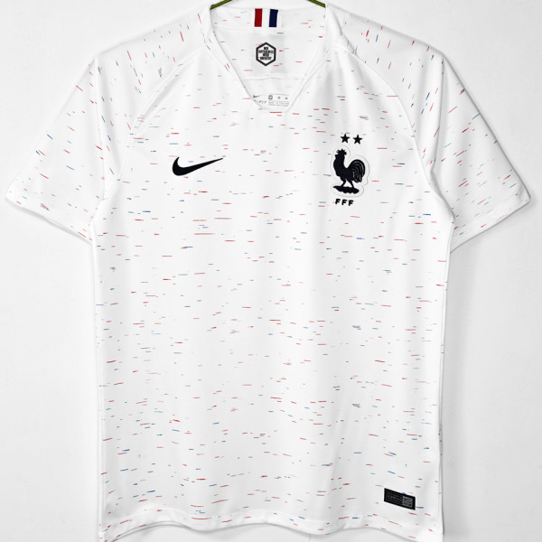 2018 France Away Retro Soccer Jersey