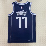 Mavericks DONCIC #77 Blue  NBA Jerseys