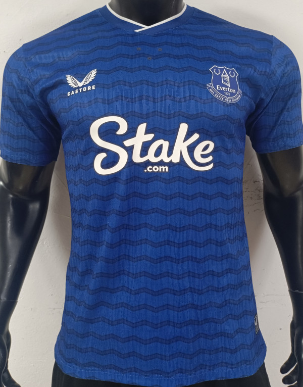 2025/26 Everton Home Blue Player Version Soccer Jersey