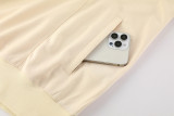 2025 BFC Beige Zipper Jacket Tracksuit