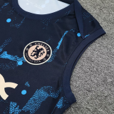2025 CFC Sapphire Blue Vest Training Jersey(A Set)