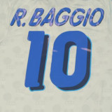 1994 Italy Away White Retro Soccer Jersey