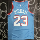 Bulls JORDAN  #23 Blue NBA Jerseys